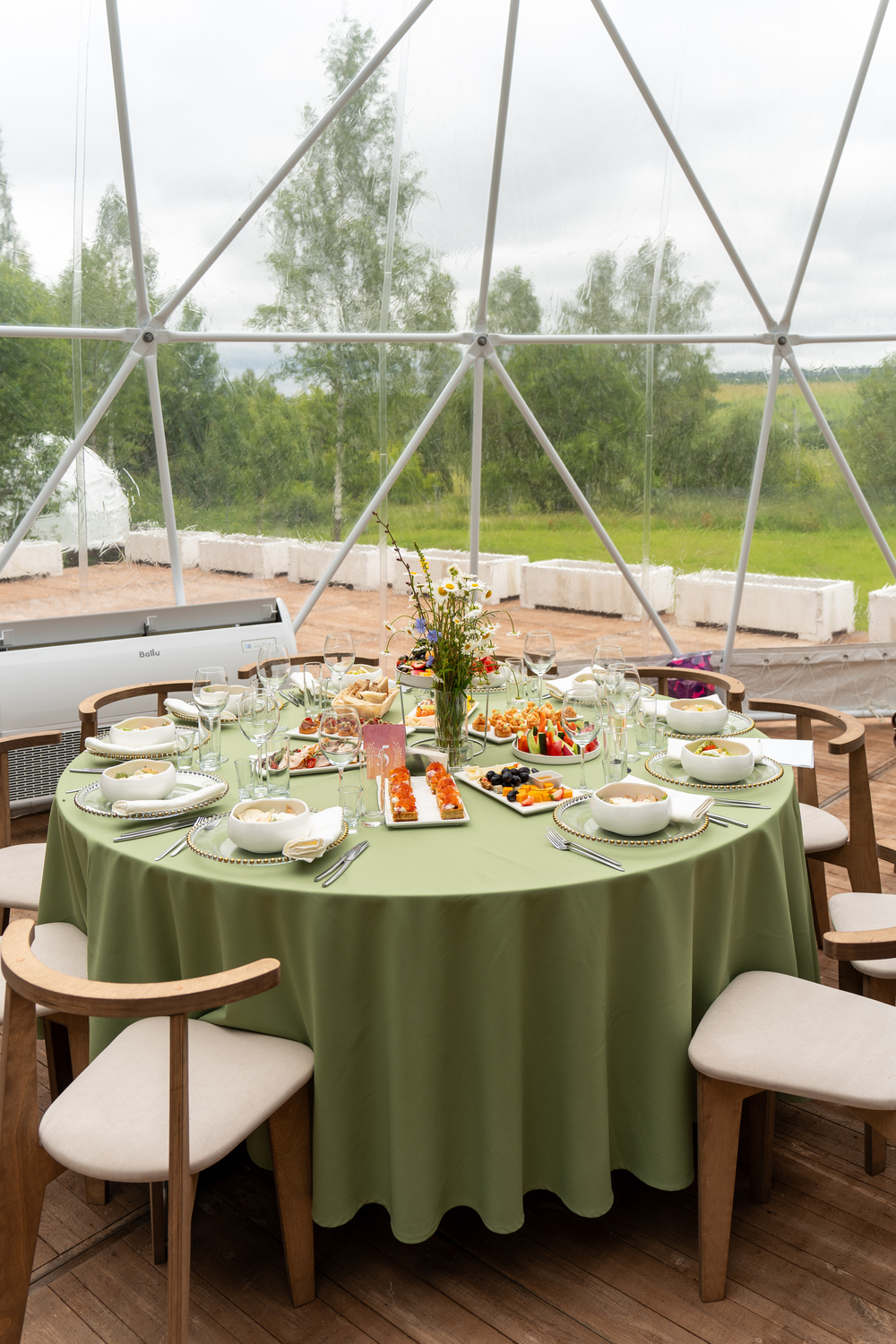 Гримёрка для артистов на площадке GREEN PLACE